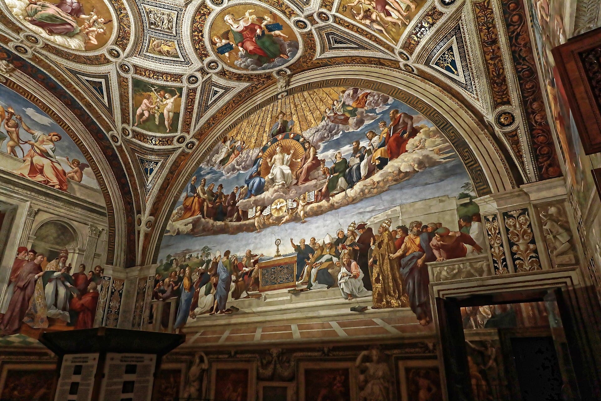 Disputation of the Holy Sacrament. Raphael, 1510