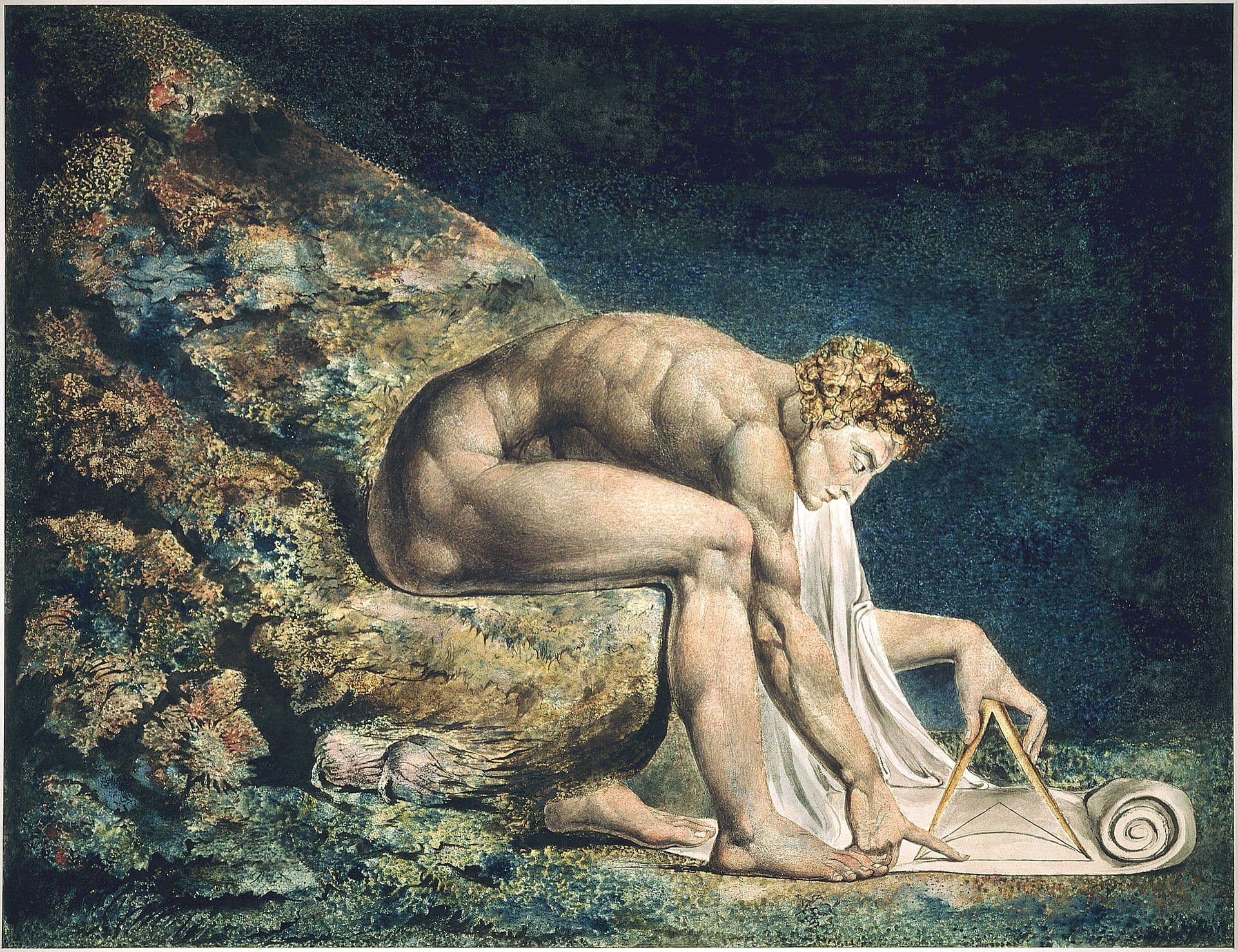 Newton. William Blake, 1795