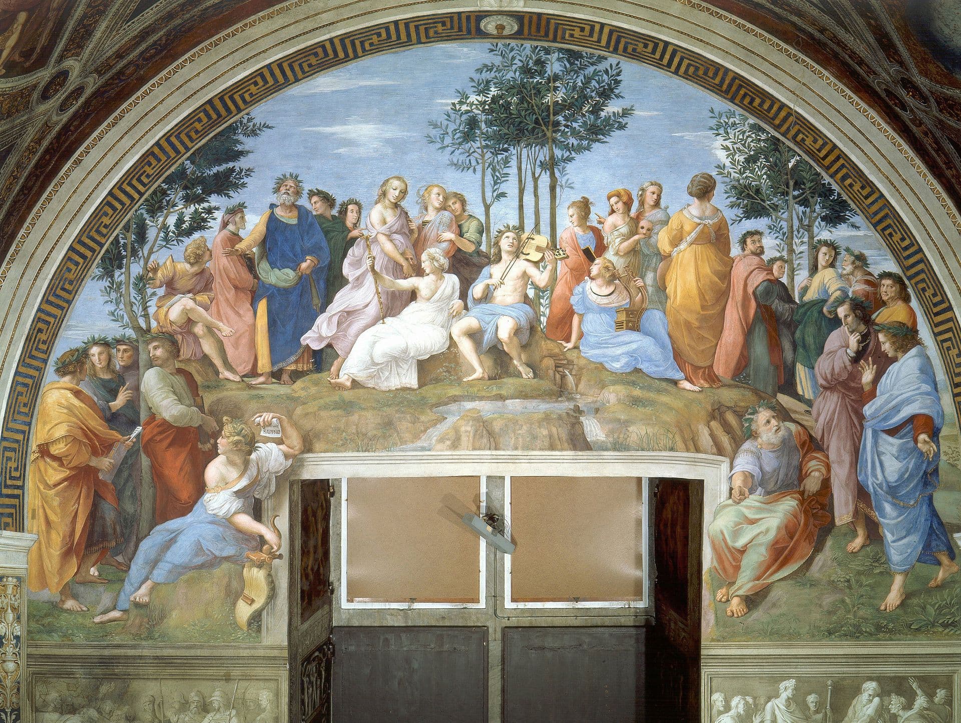 The Parnassus. Raphael, 1511